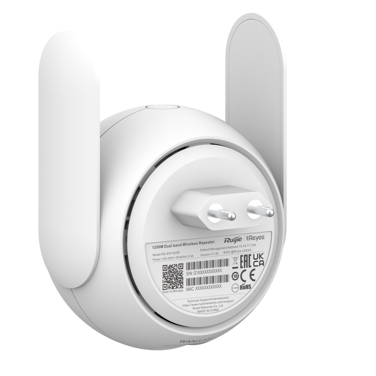RG-EW1200R 1200M Dual-band Mesh Wi-Fi Extender, photo 3