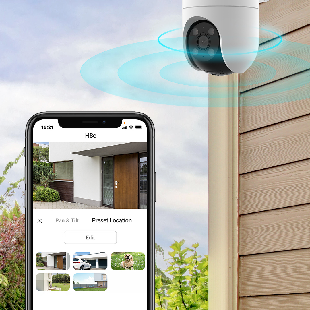 EZVIZ CS-H8C 2MP Outdoor Pan & Tilt Wi-Fi Camera, photo 6